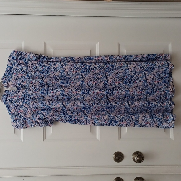 SALE NEW Simply Southern leaf smock dress NWT - Picture 7 of 8